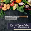 adelmayer® Nakirimesser mit Gemüse und Schriftzug das Allroundtalent Schneidet fast alles