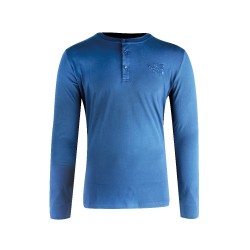 Langarm Shirt – Blue