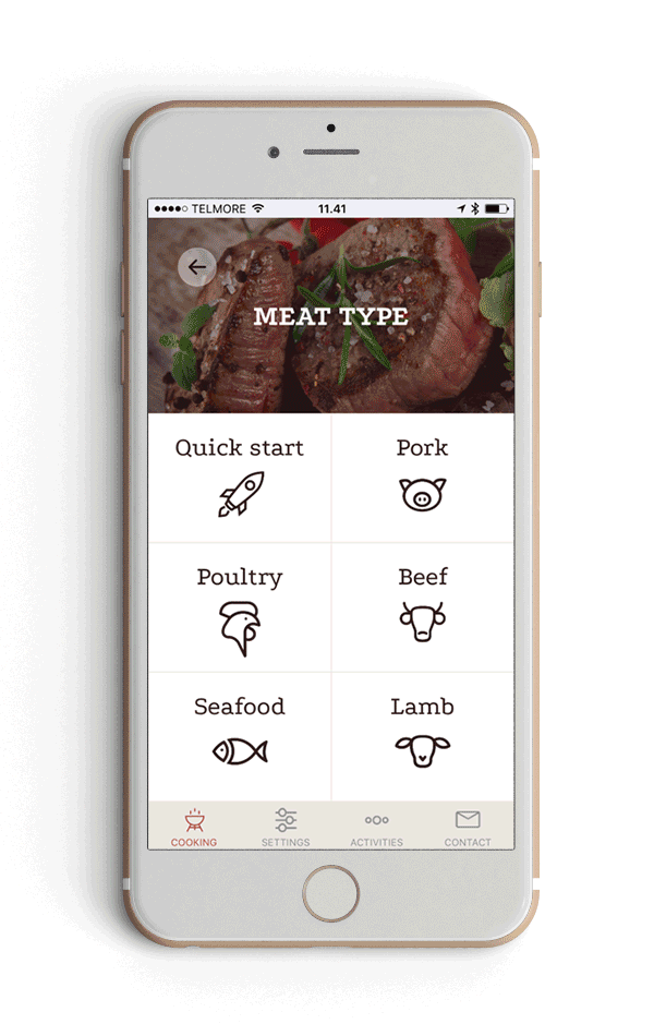 Cook Perfect App auf dem Iphone